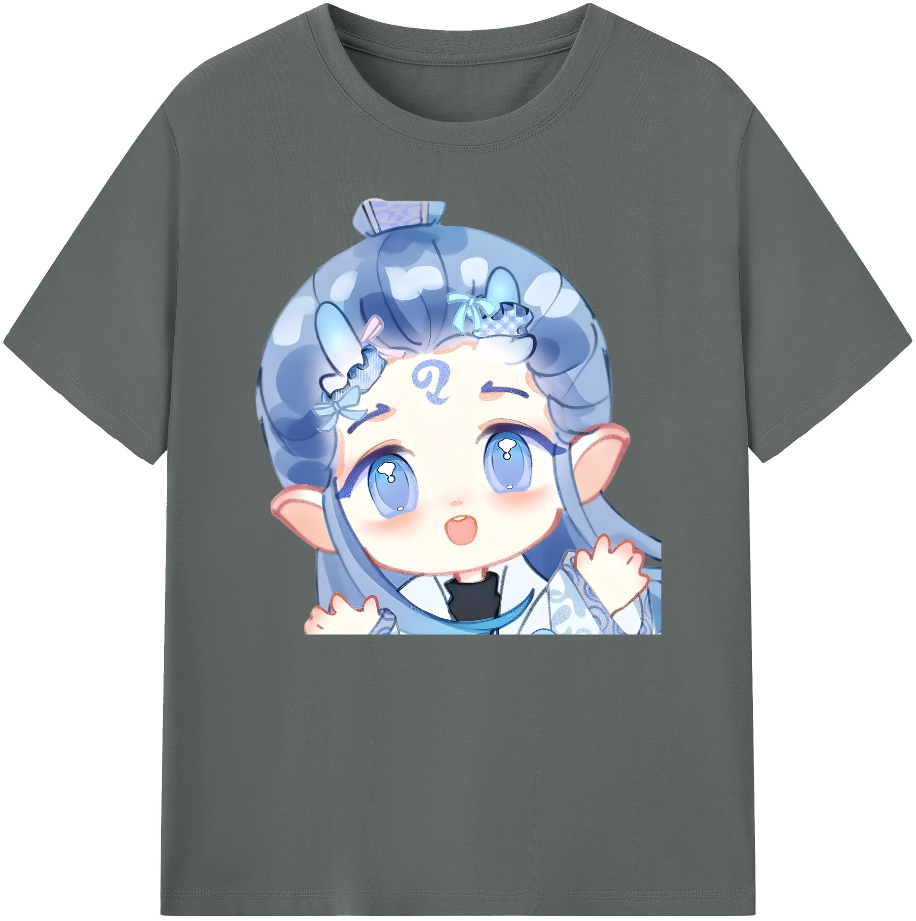 （画像用） Ne Zha 2 ナタ 魔童の大暴れ 綿100％ メンズ半袖Tシャツ｜肌触りやわらか＆通気性